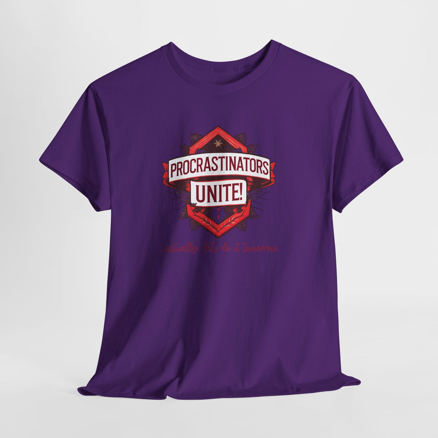 Procrastinators Unite Unisex Heavy Cotton Tee
