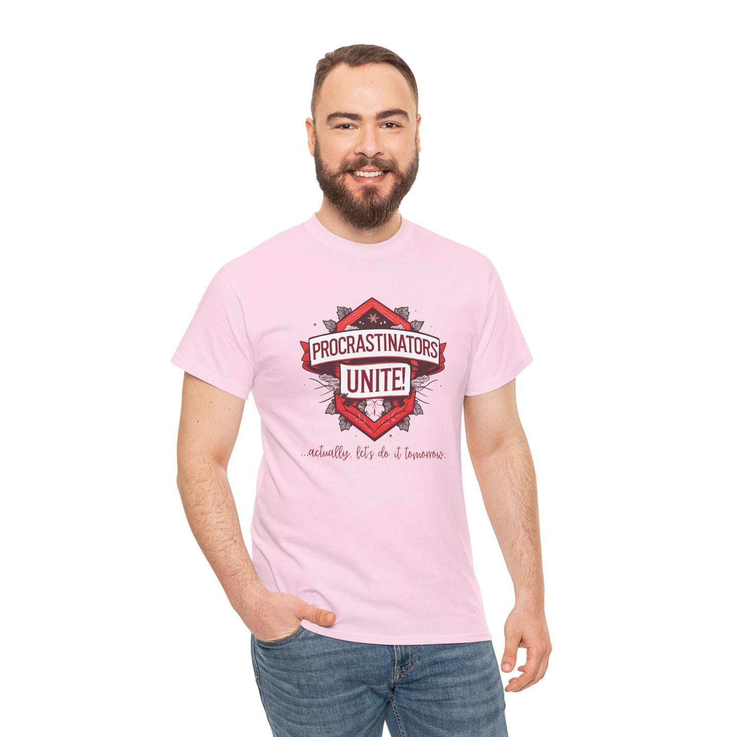 Procrastinators Unite Unisex Heavy Cotton Tee
