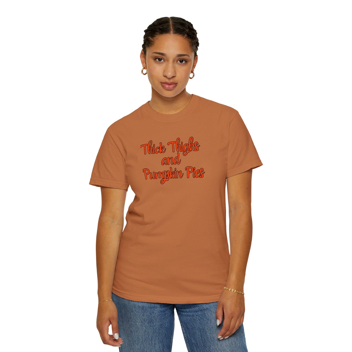 Thick Thighs and Pumpkin Pies T-shirt for Women