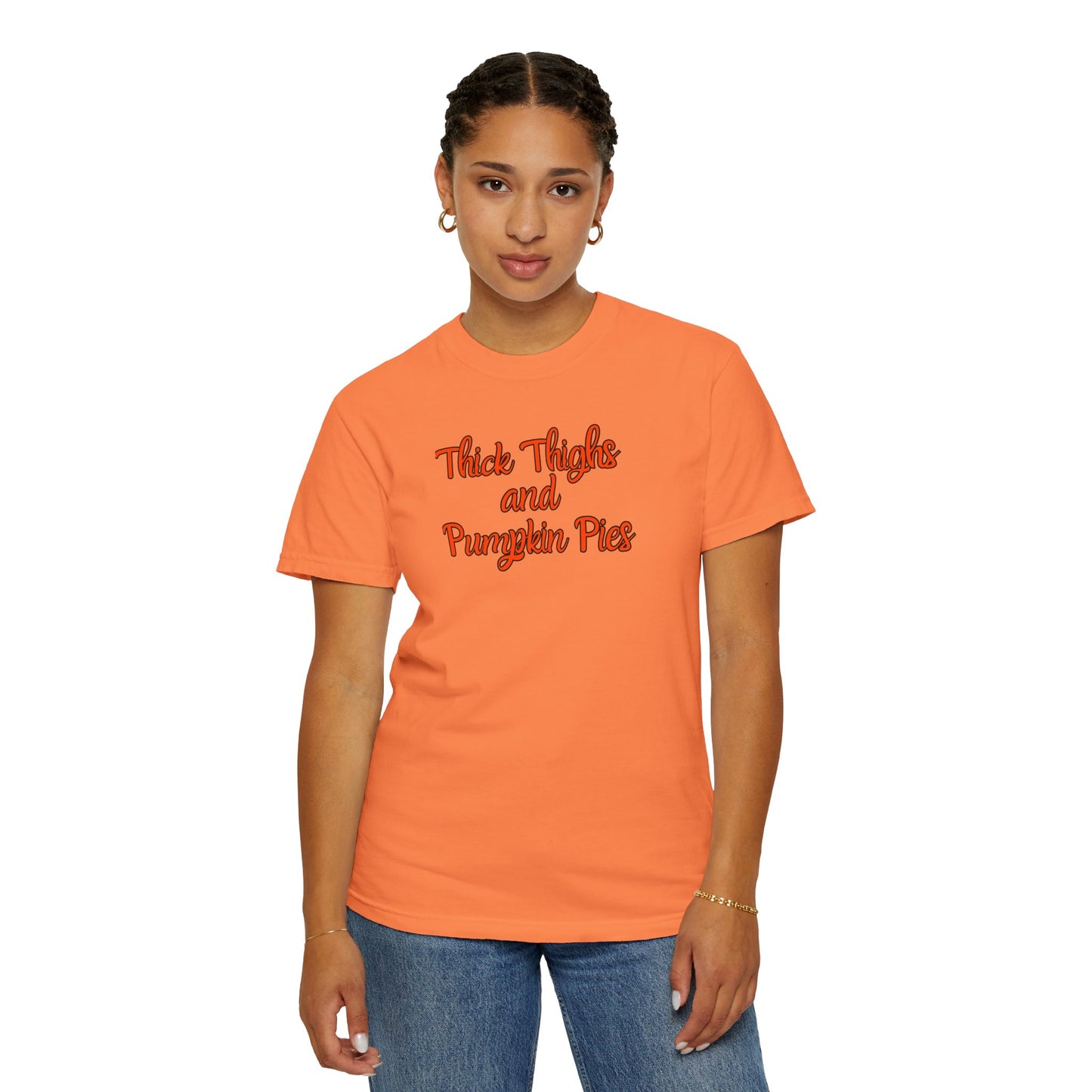 Thick Thighs and Pumpkin Pies T-shirt for Women