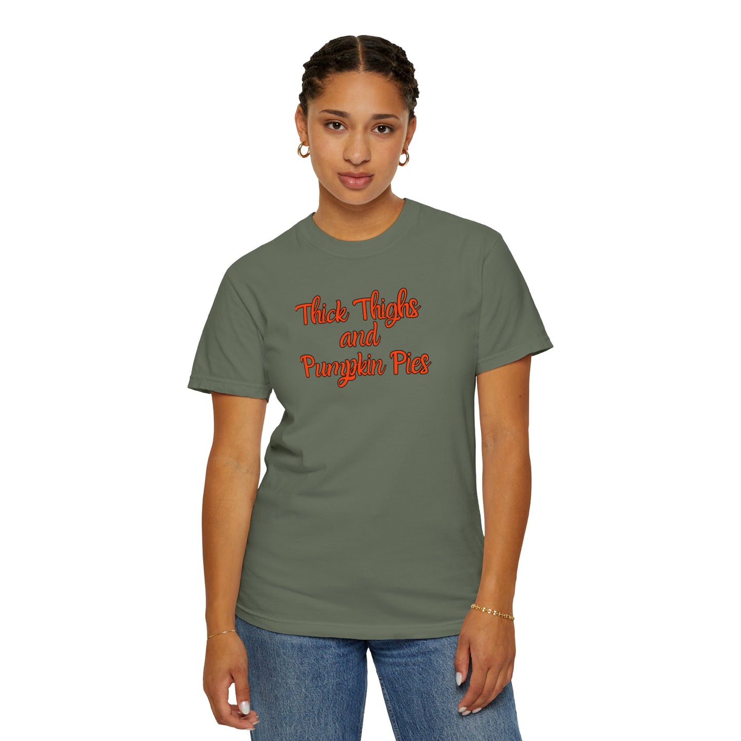Thick Thighs and Pumpkin Pies T-shirt for Women