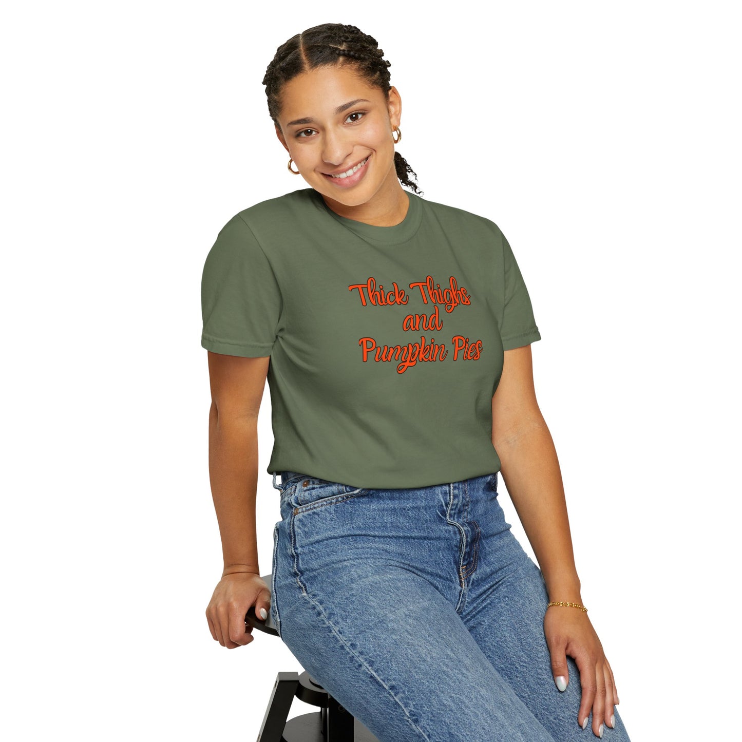 Thick Thighs and Pumpkin Pies T-shirt for Women