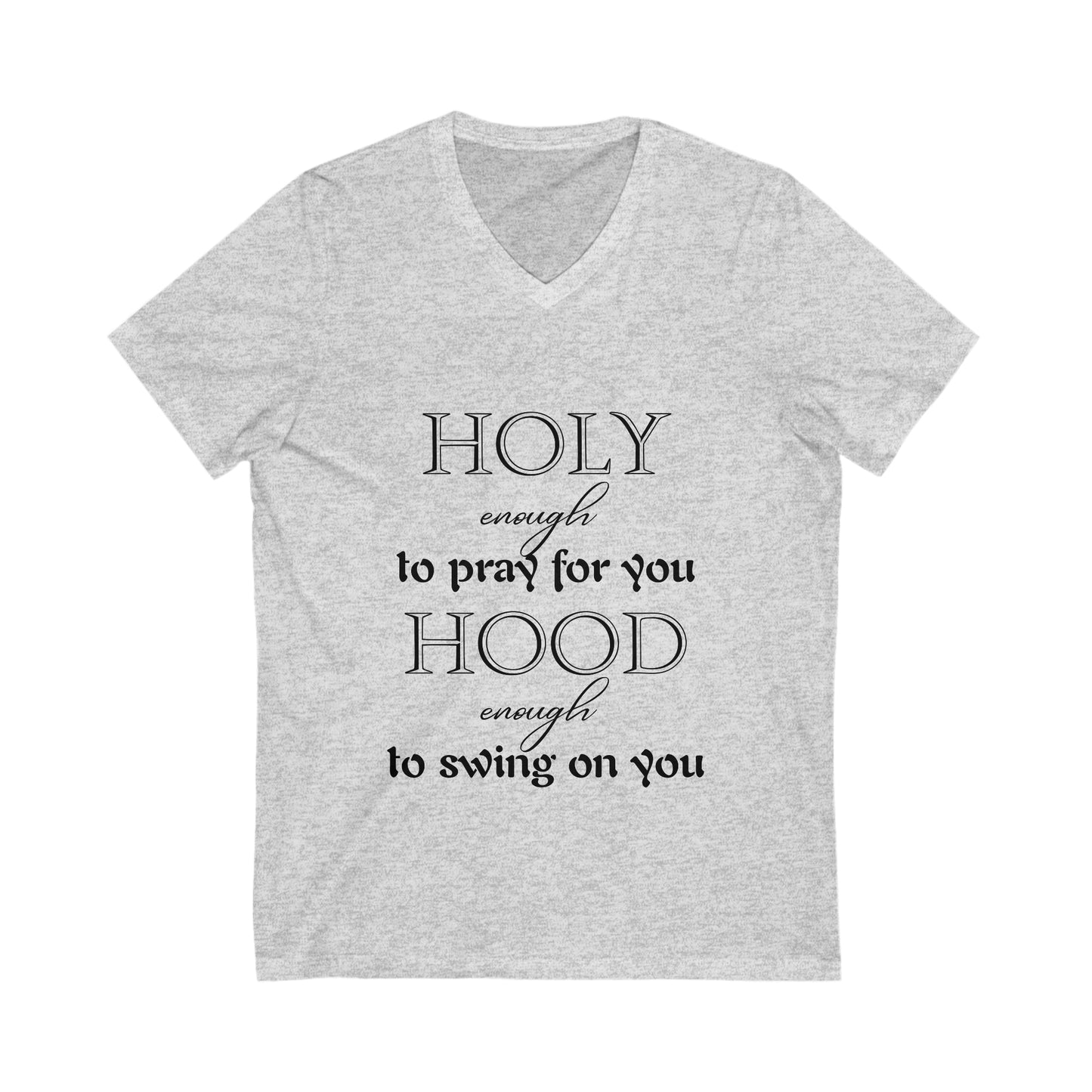 Holy & Hood Jersey Short Sleeve V-Neck Tee