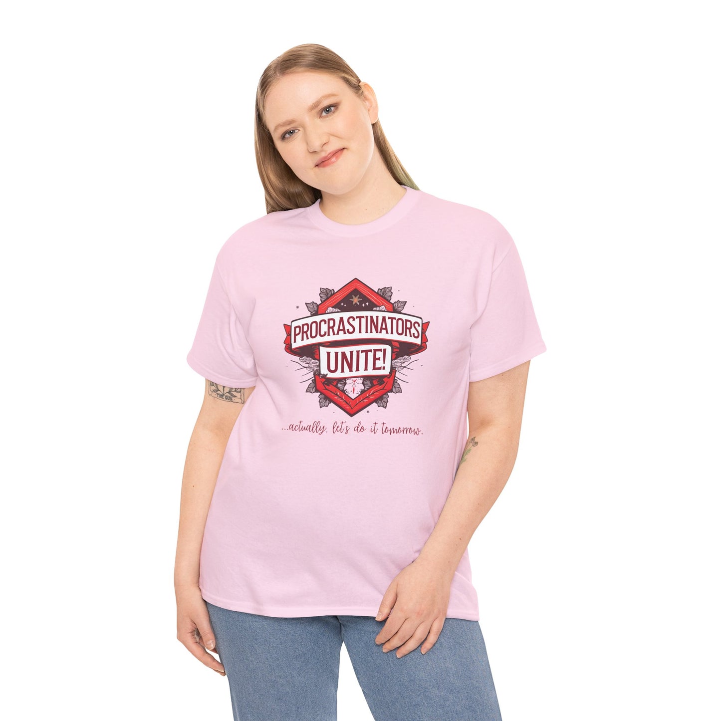 Procrastinators Unite Unisex Heavy Cotton Tee