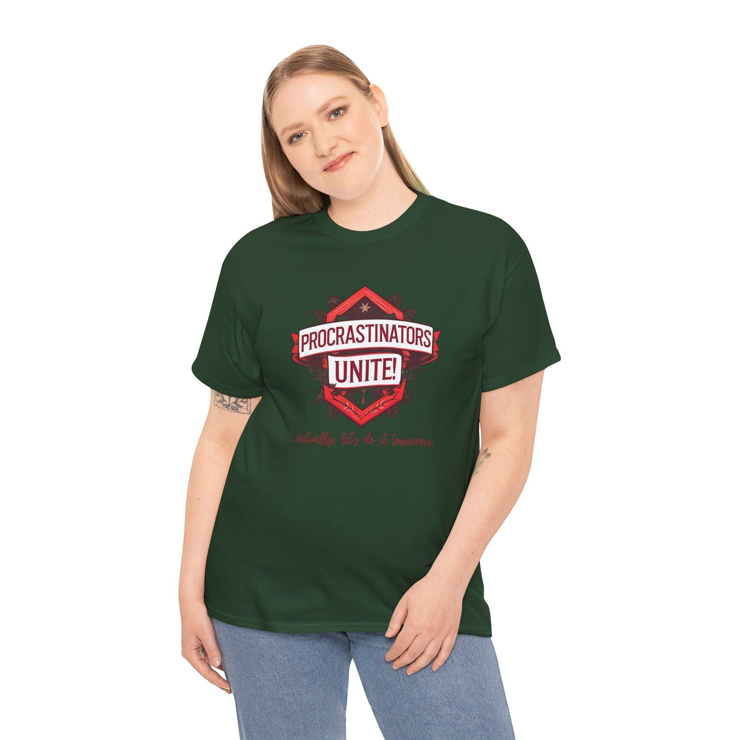 Procrastinators Unite Unisex Heavy Cotton Tee