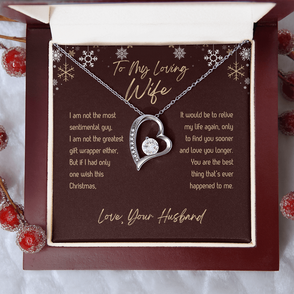 To My Wife - Forever Love Necklace - Christmas