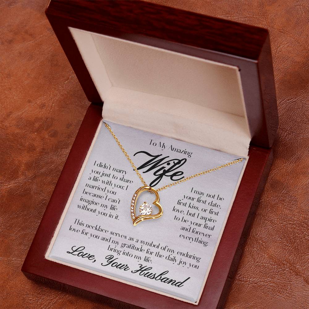 To My Wife - Forever Love Necklace