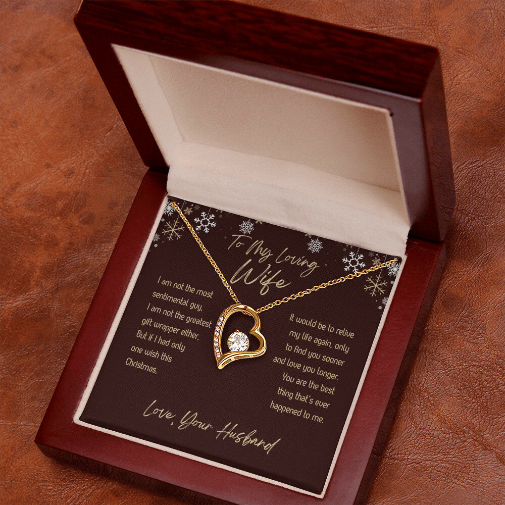 To My Wife - Forever Love Necklace - Christmas