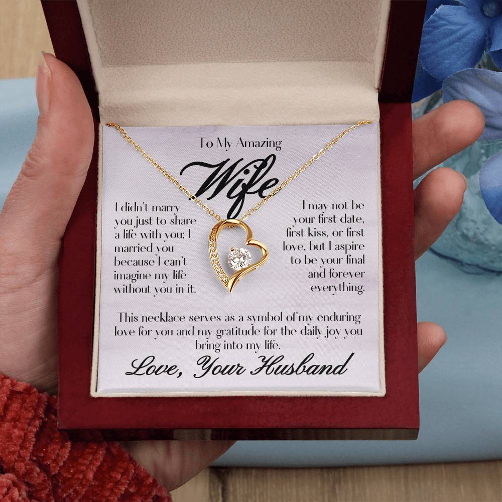 To My Wife - Forever Love Necklace