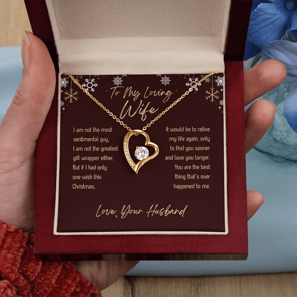To My Wife - Forever Love Necklace - Christmas