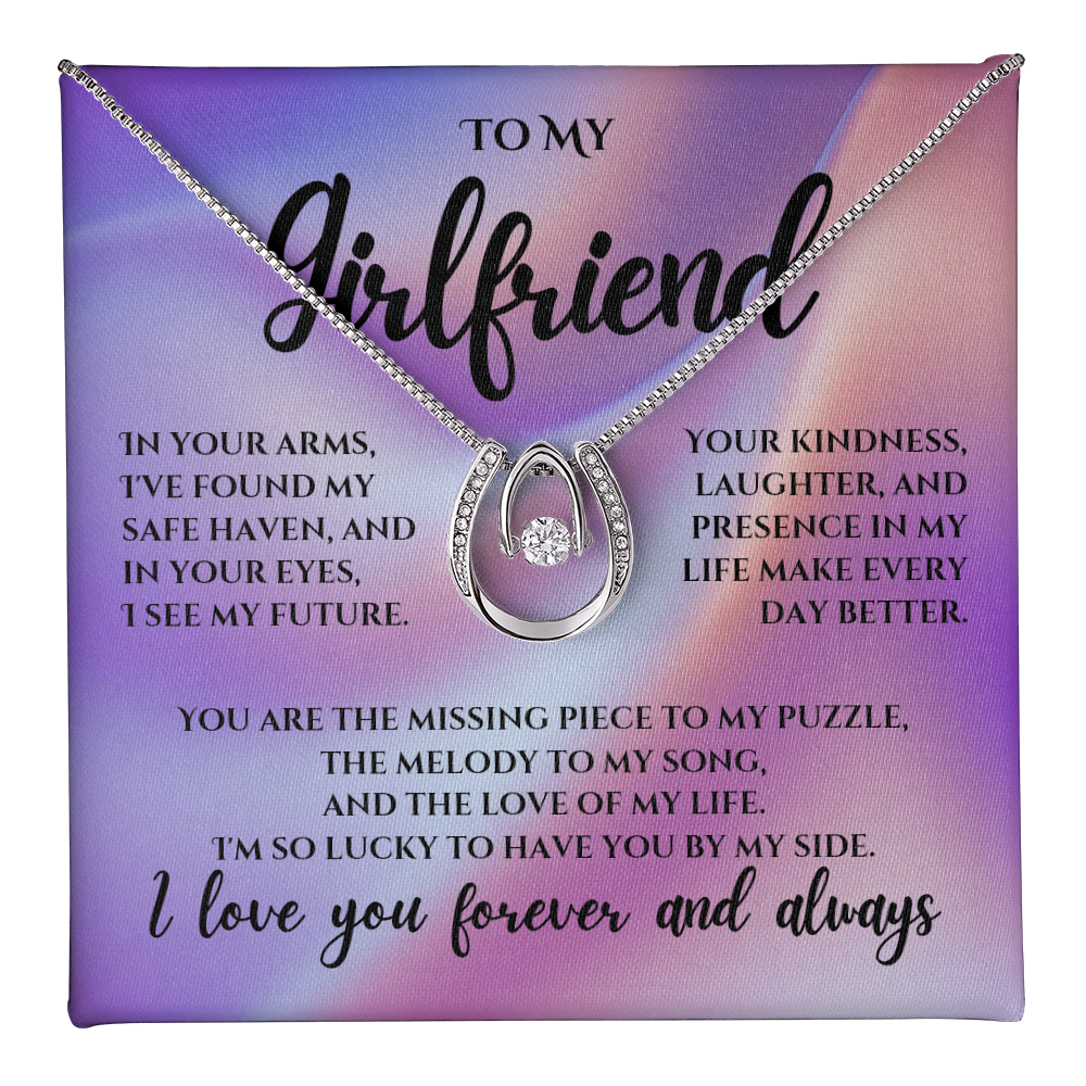 To My Girlfriend - Lucky in Love Necklace
