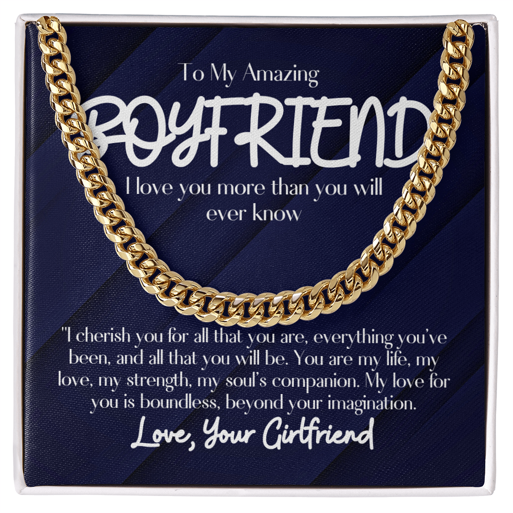 To My Boyfriend - Cuban Link Chain #2