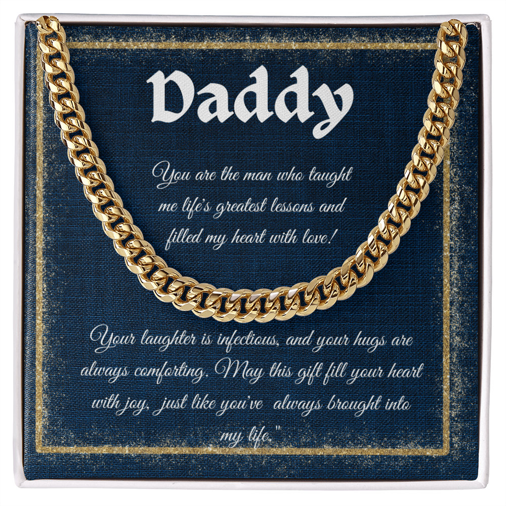 To My Daddy - Cuban Link Chain