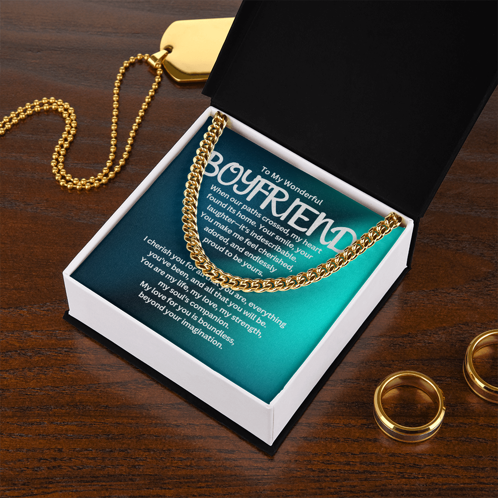 To My Boyfriend - Cuban Link Chain #1