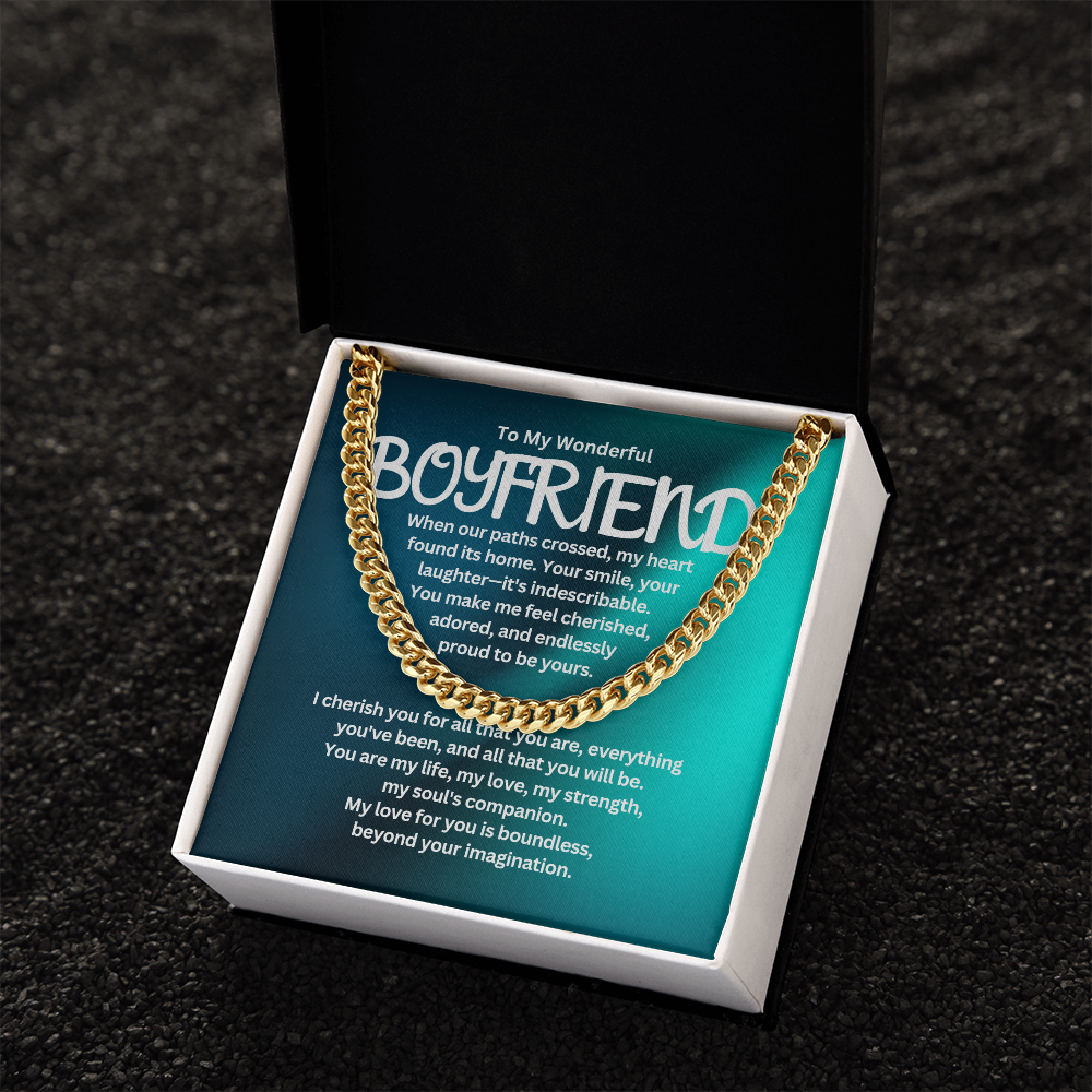 To My Boyfriend - Cuban Link Chain #1