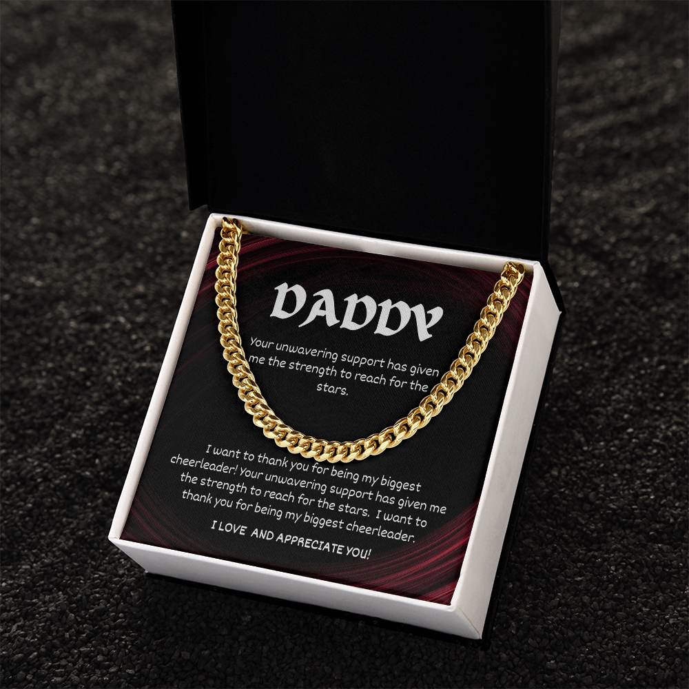 To My Daddy - Cuban Link Chain