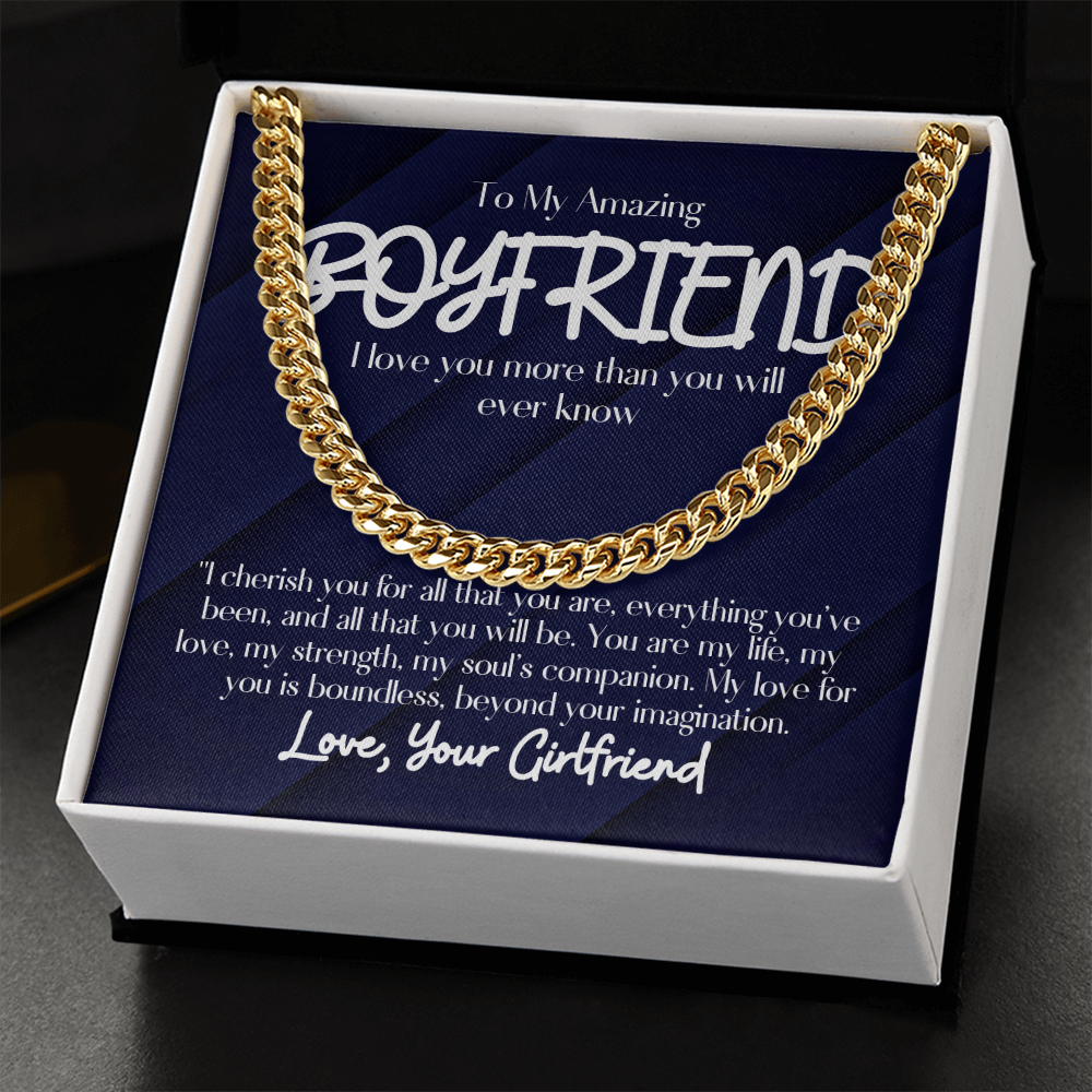 To My Boyfriend - Cuban Link Chain #2