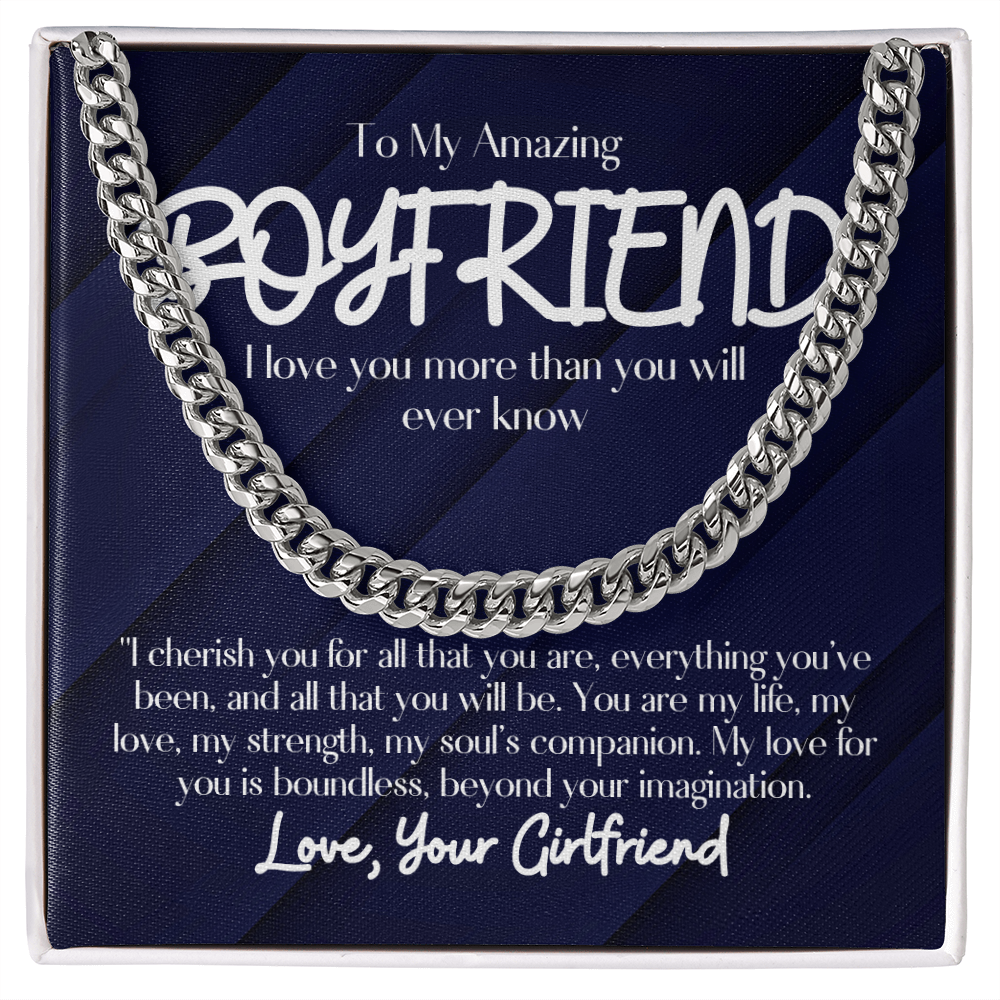 To My Boyfriend - Cuban Link Chain #2