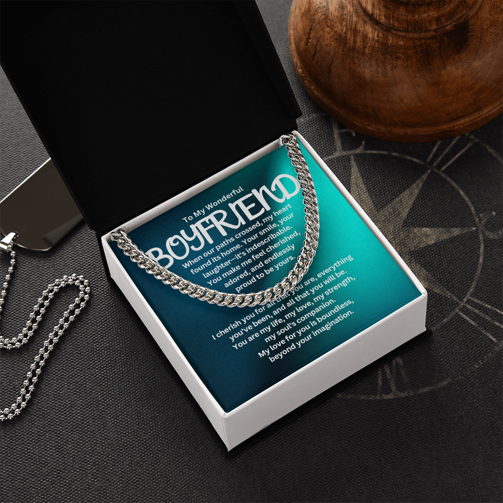 To My Boyfriend - Cuban Link Chain #1