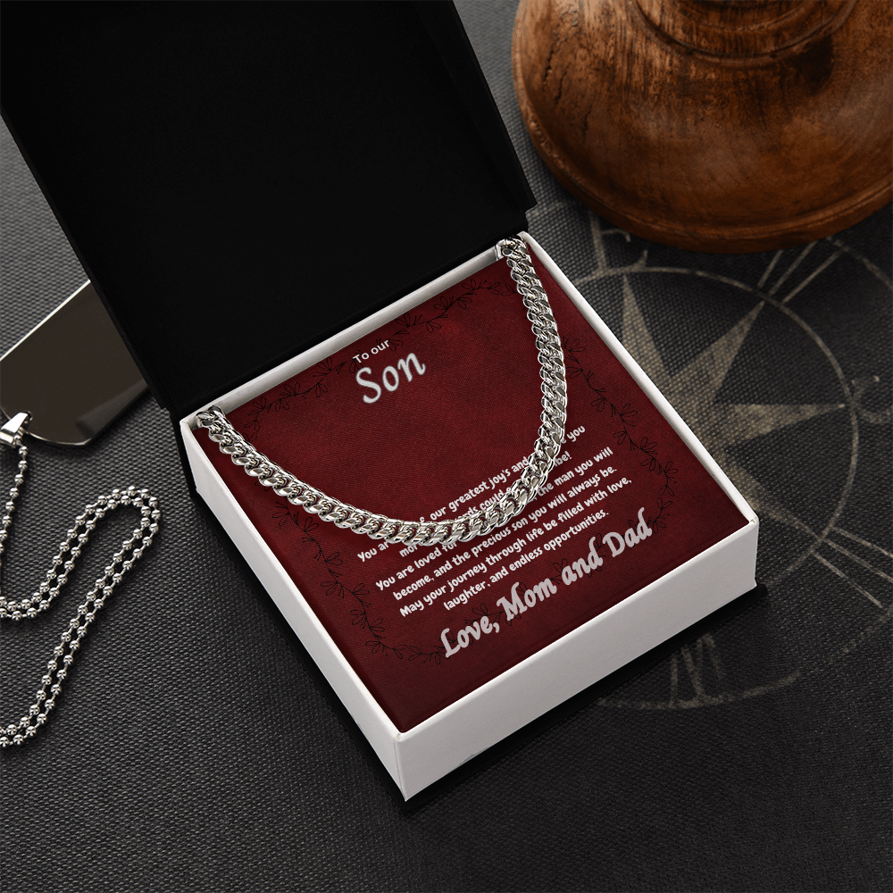 To My Amazing Son - Cuban Link Chain