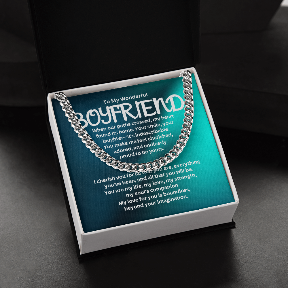 To My Boyfriend - Cuban Link Chain #1