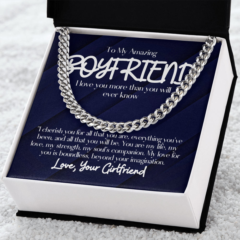 To My Boyfriend - Cuban Link Chain #2