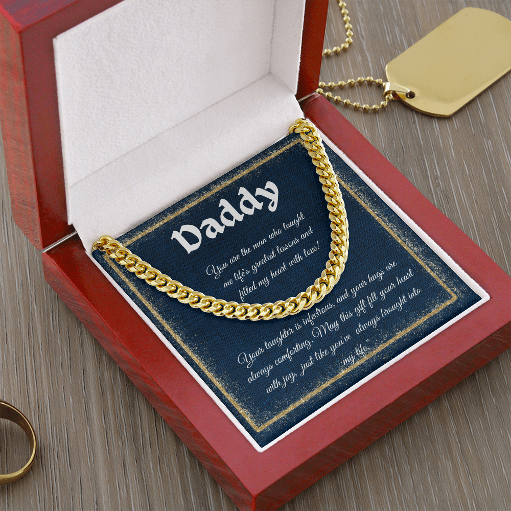 To My Daddy - Cuban Link Chain