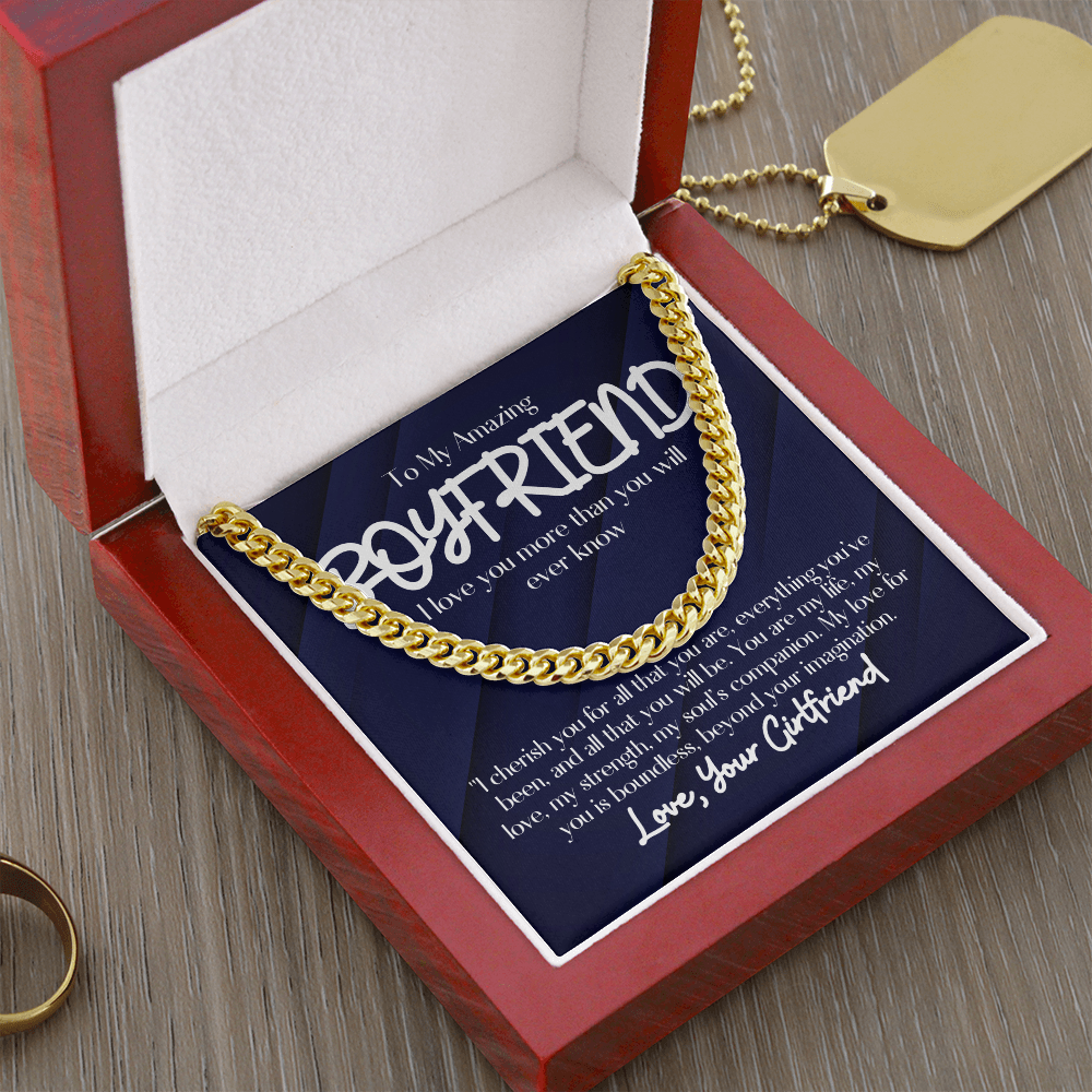 To My Boyfriend - Cuban Link Chain #2