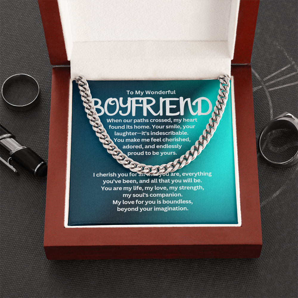 To My Boyfriend - Cuban Link Chain #1