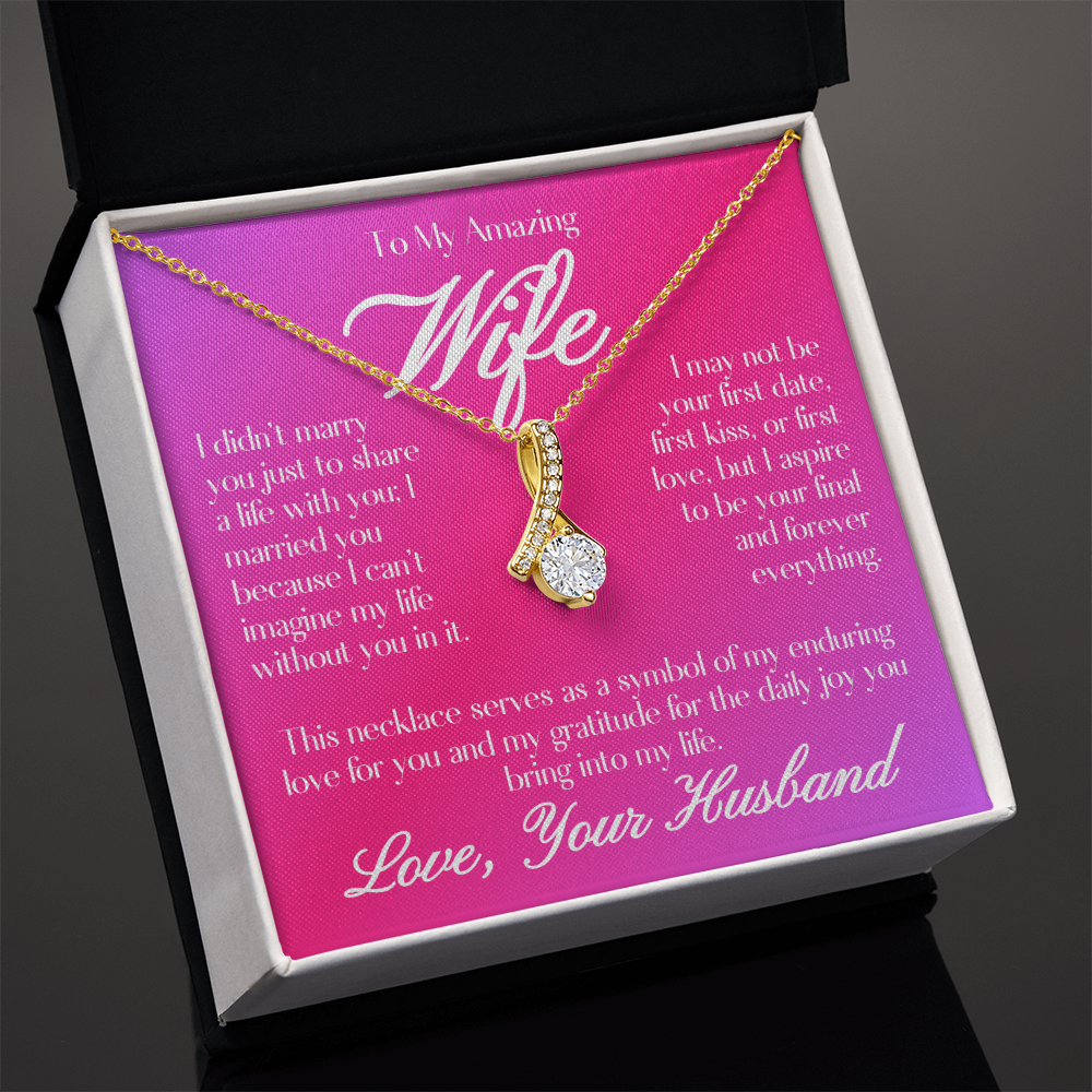 To My Wife - Alluring Beauty Necklace