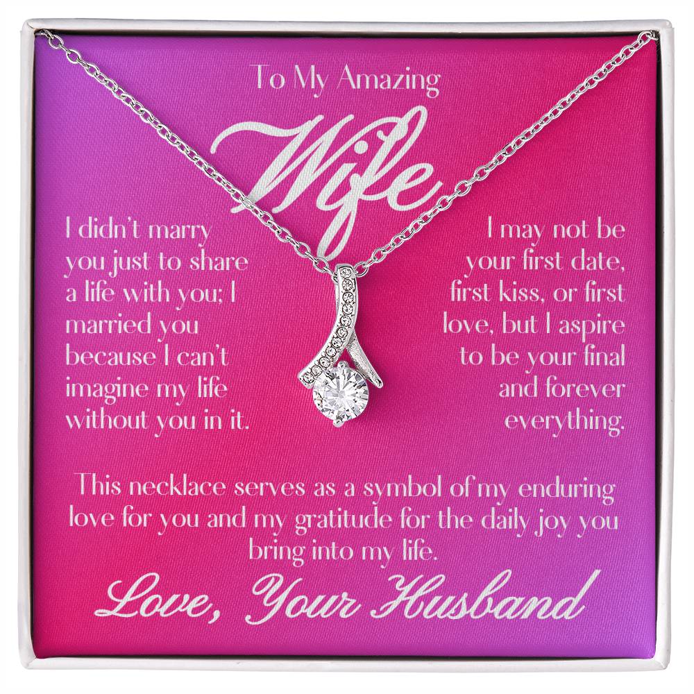 To My Wife - Alluring Beauty Necklace