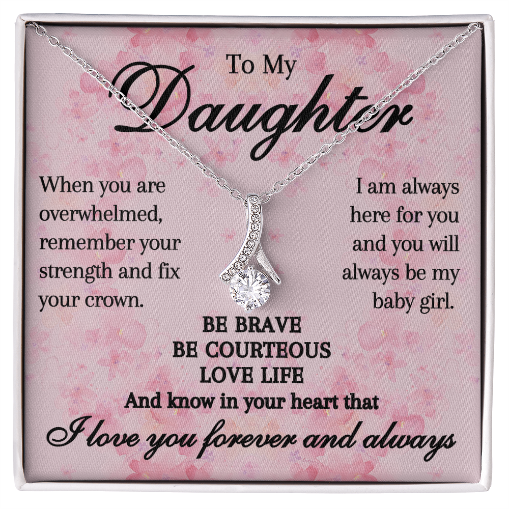 To My Daughter - Alluring Beauty Necklace