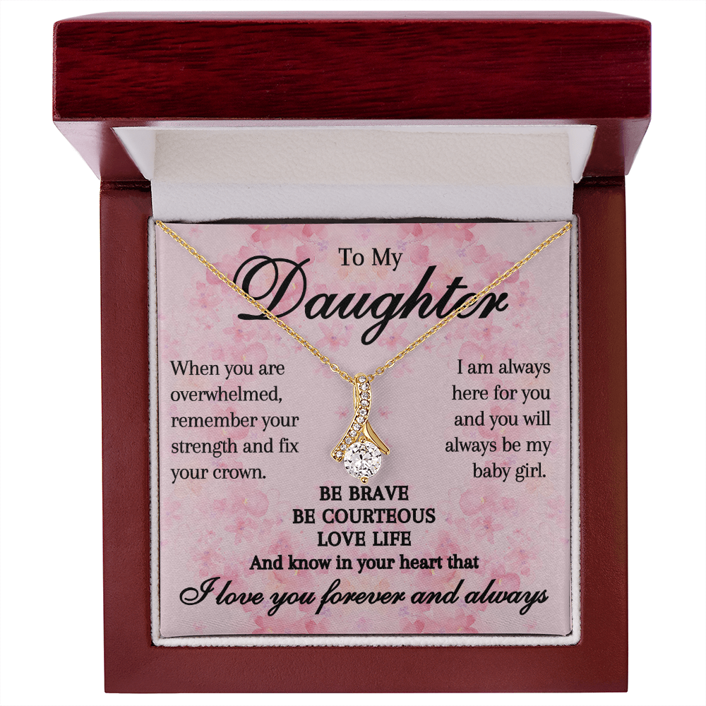 To My Daughter - Alluring Beauty Necklace