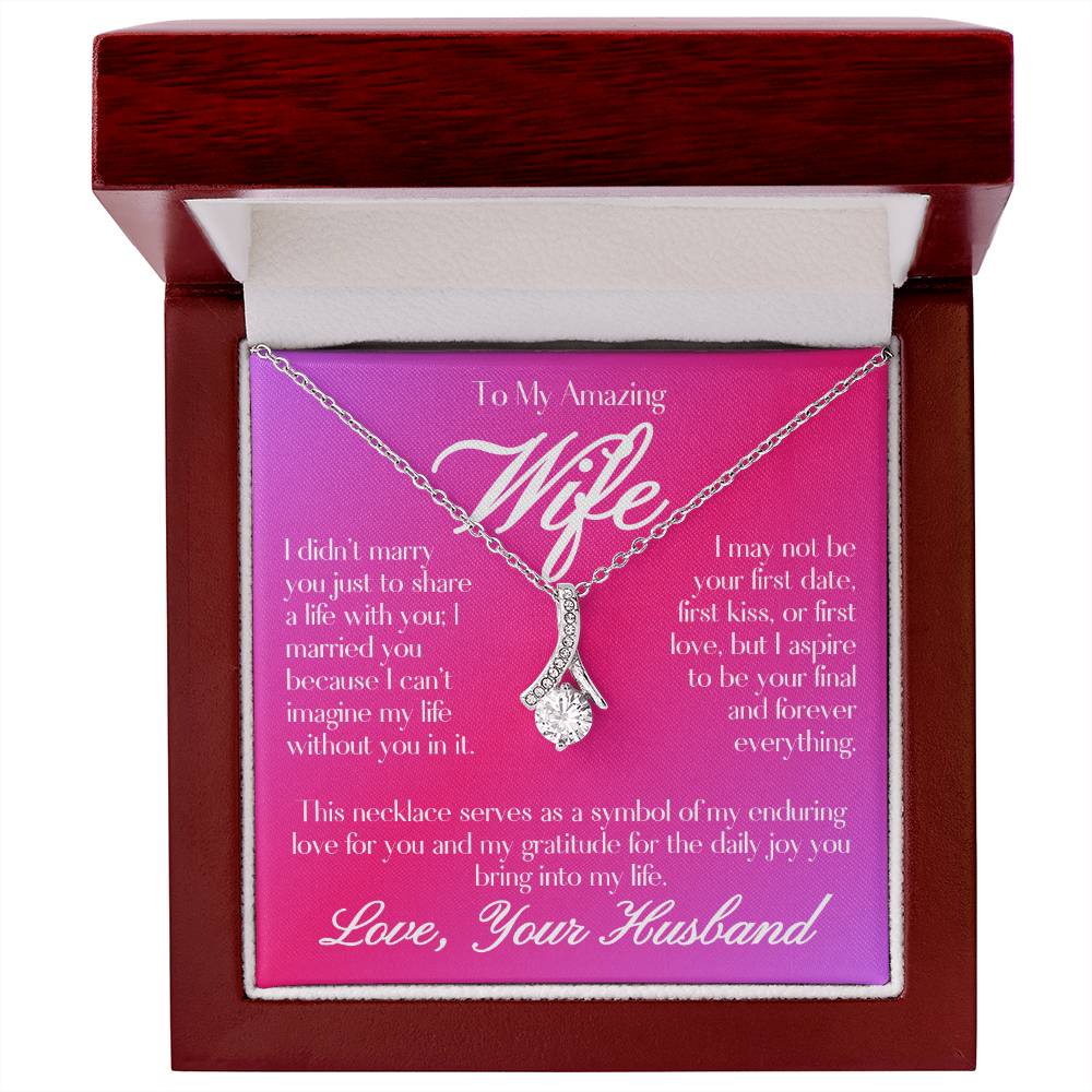 To My Wife - Alluring Beauty Necklace