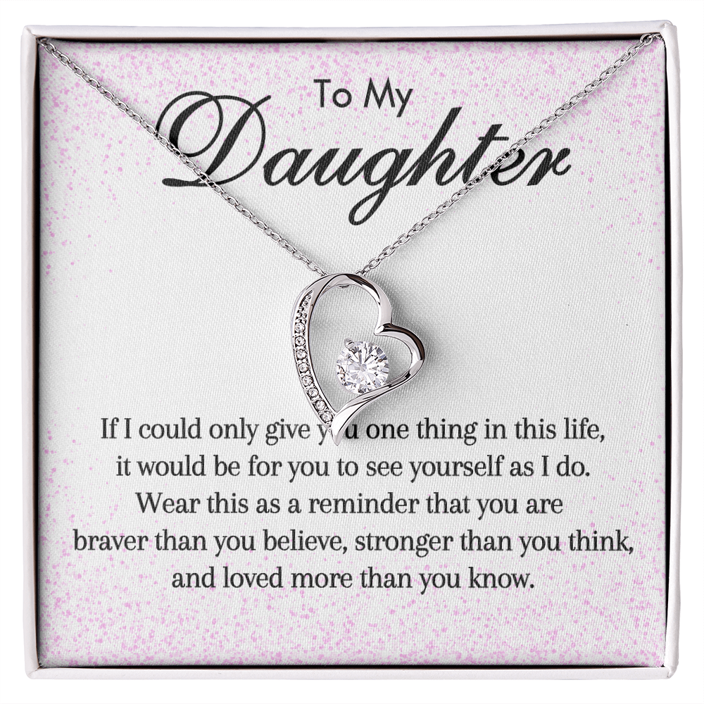 To My Daughter - Forever Love Necklace