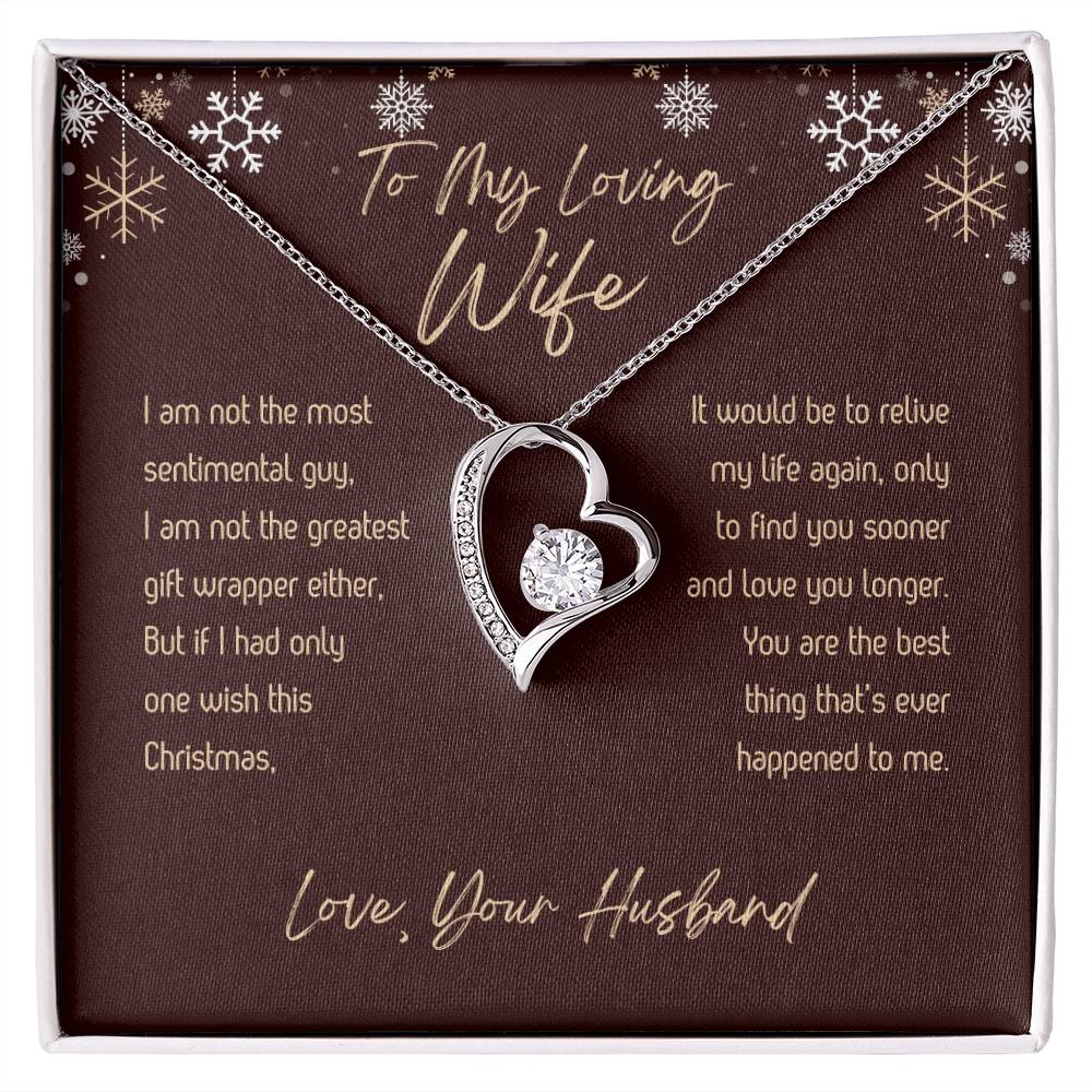 To My Wife - Forever Love Necklace - Christmas