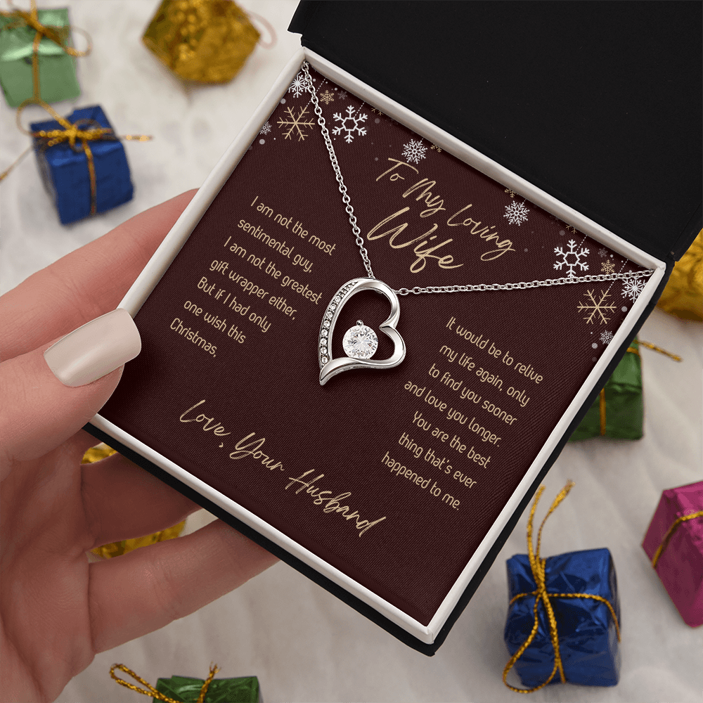 To My Wife - Forever Love Necklace - Christmas