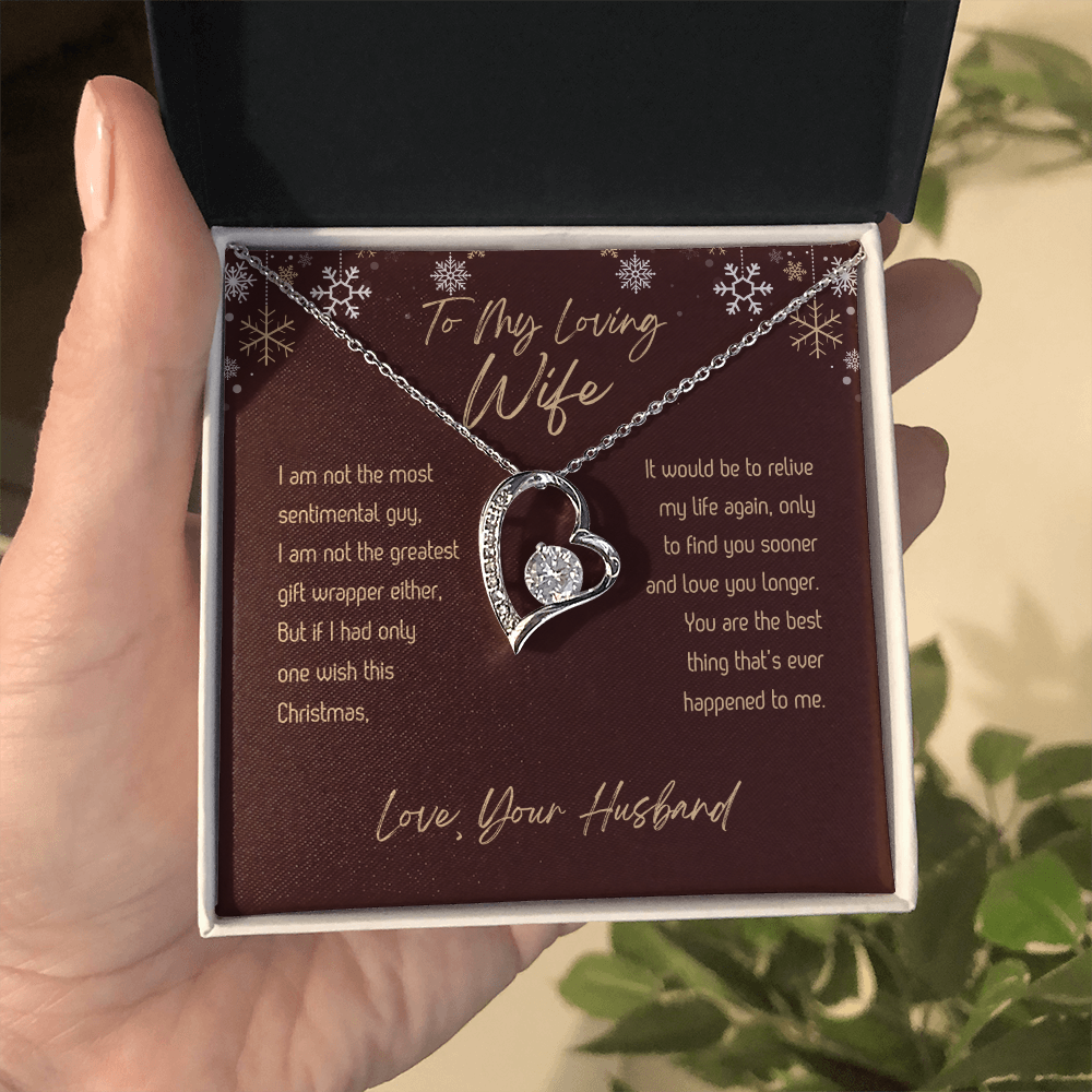 To My Wife - Forever Love Necklace - Christmas