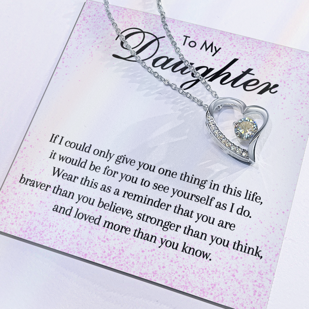 To My Daughter - Forever Love Necklace