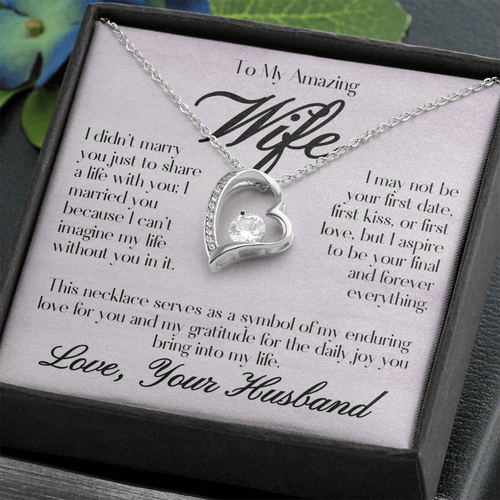 To My Wife - Forever Love Necklace