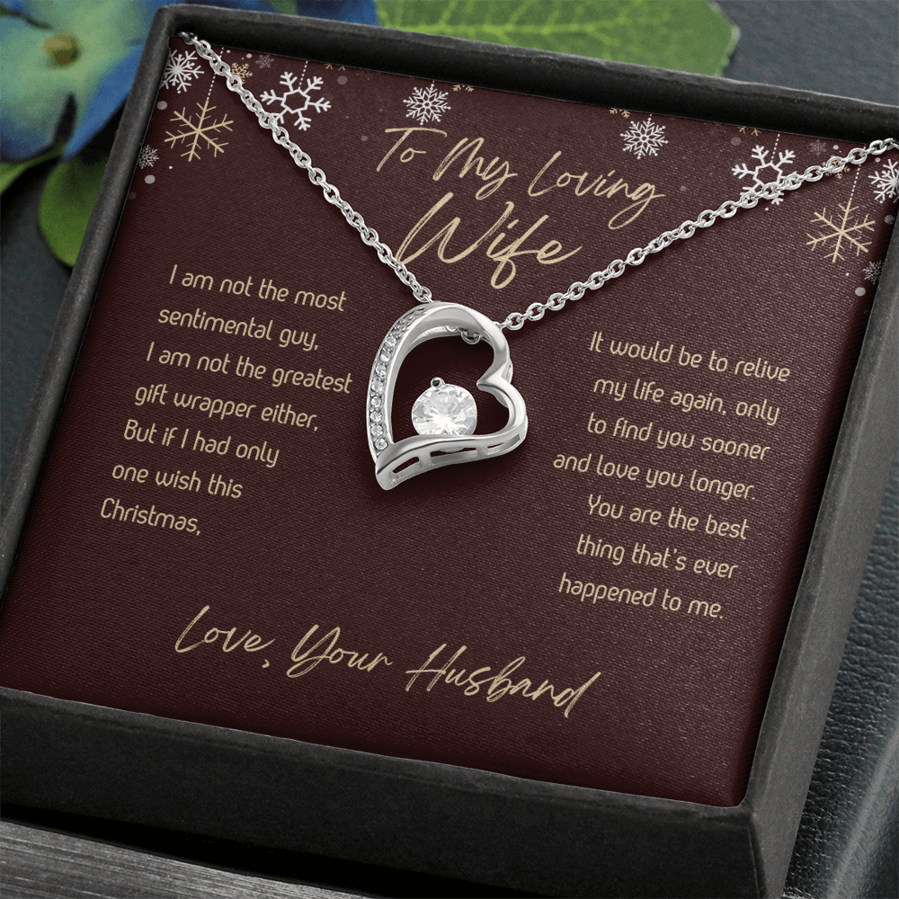 To My Wife - Forever Love Necklace - Christmas
