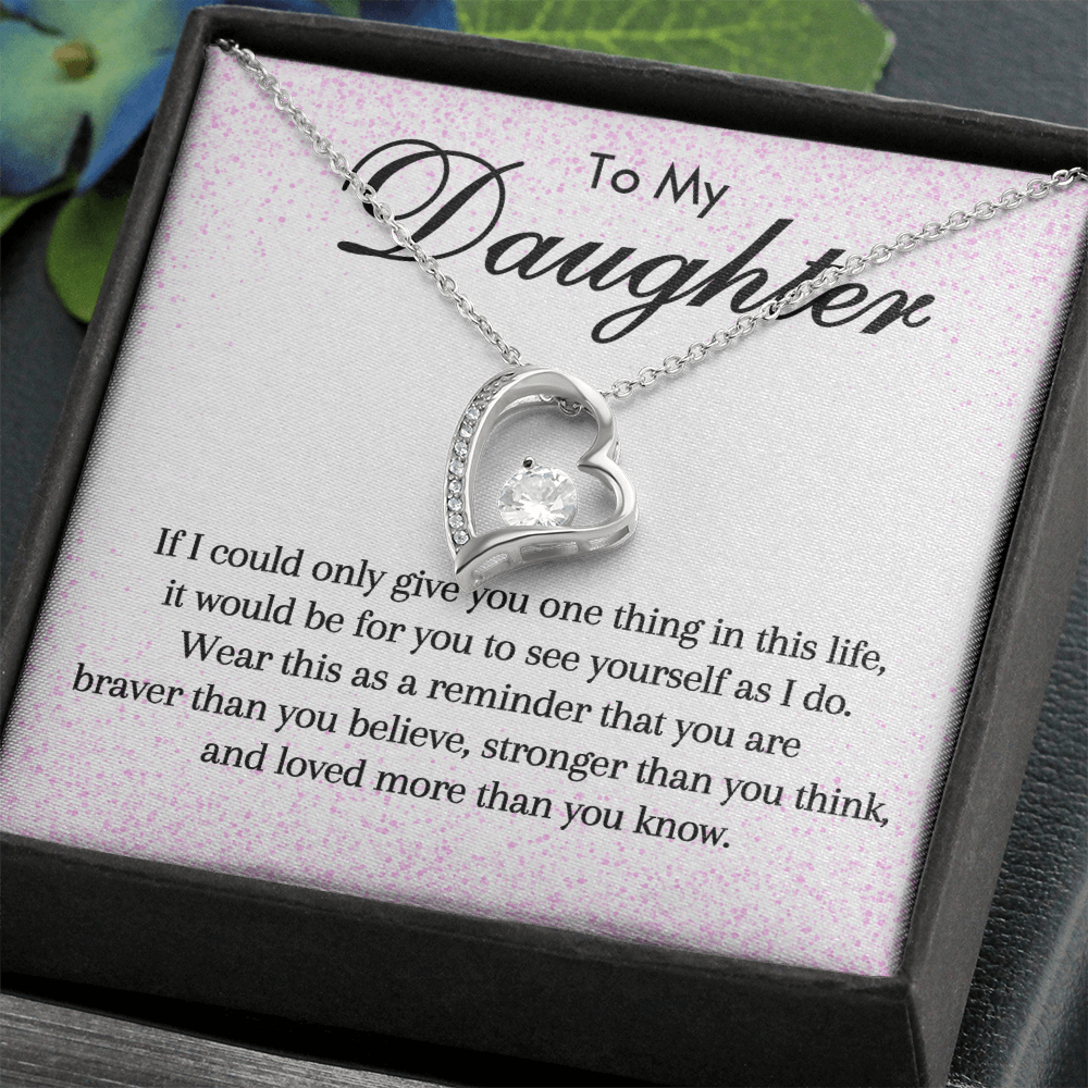 To My Daughter - Forever Love Necklace