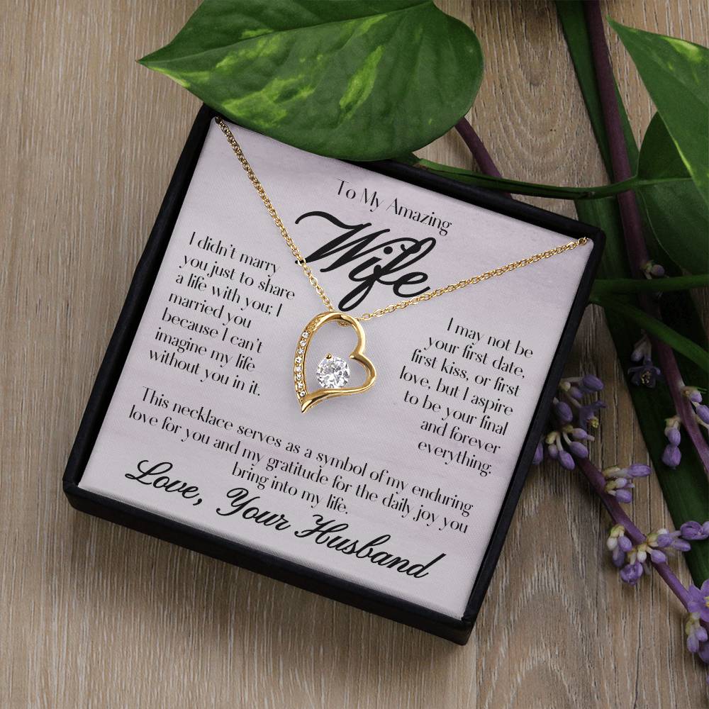 To My Wife - Forever Love Necklace