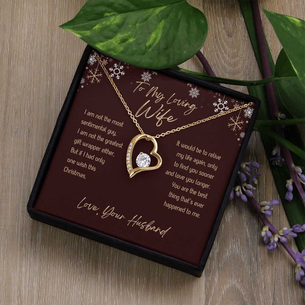 To My Wife - Forever Love Necklace - Christmas