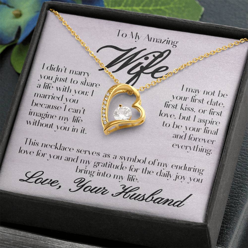To My Wife - Forever Love Necklace