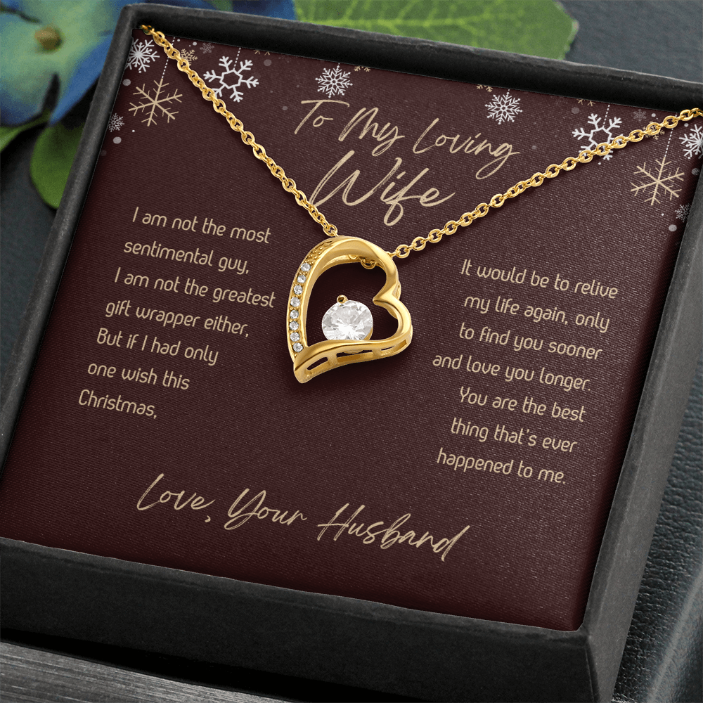 To My Wife - Forever Love Necklace - Christmas