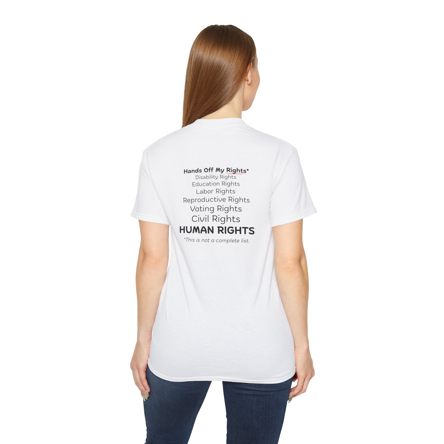 Hands Off My Rights - Light Unisex Ultra Cotton Tee