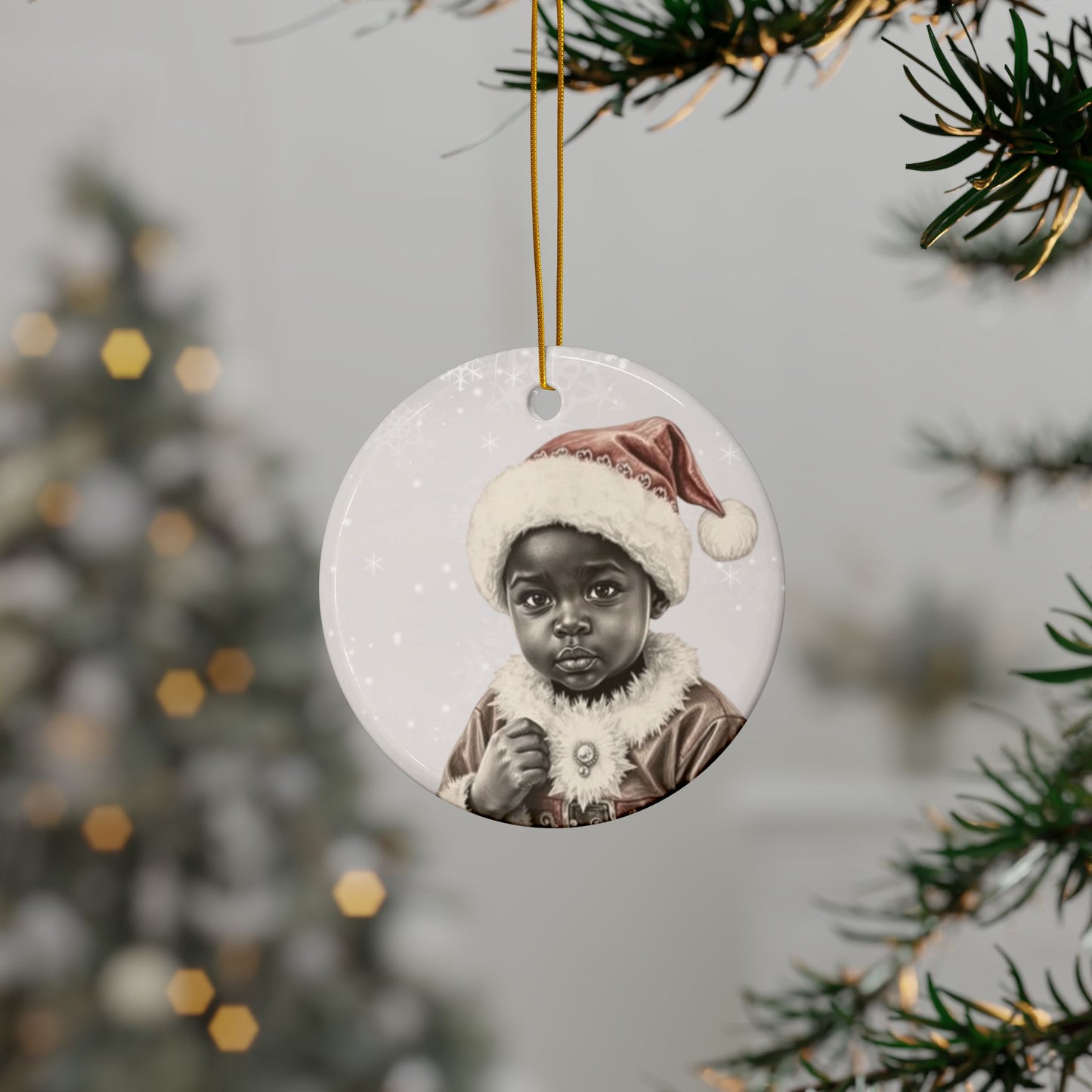 Santa Babies #10 - Precious Ceramic Christmas Ornaments Series