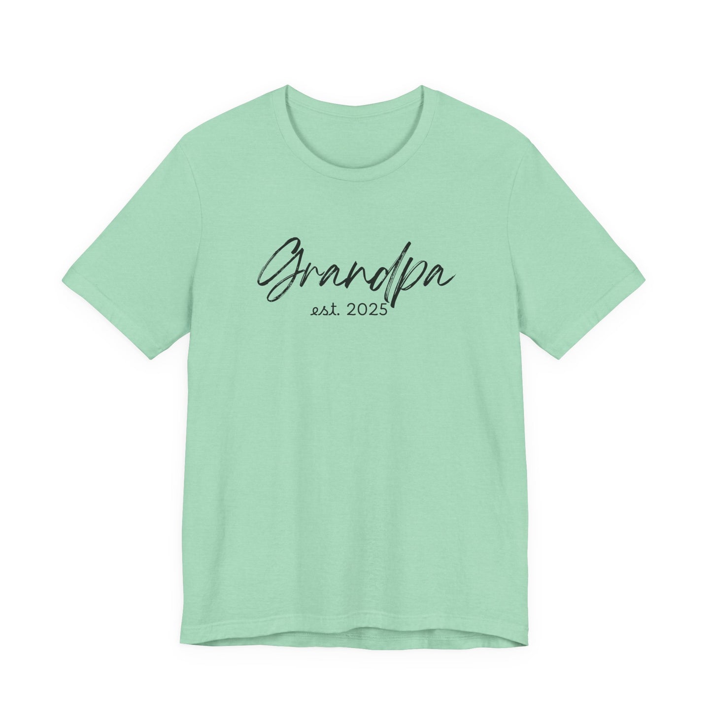 Est 2025 - Grandpa Short Sleeve Jersey Tee