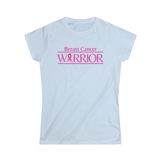 Breast Cancer Warrior Women's Softstyle Tee